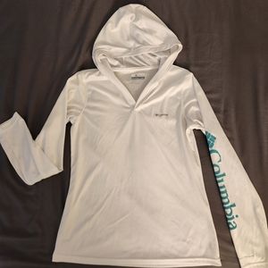 Columbia Womens Longsleeves Hooded, V-neck, OMNI-SHADE UPF 50